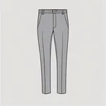 medium grey trousers image